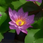 waterlily-purple